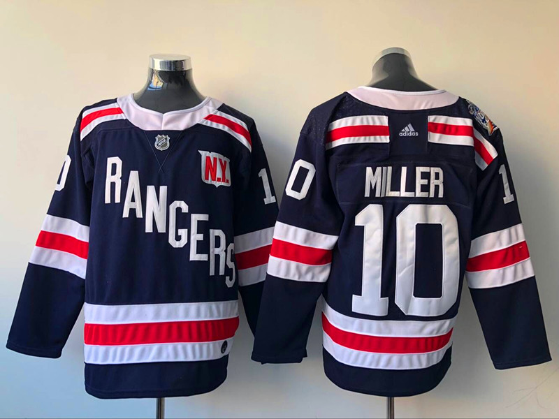 Men's New York Rangers J.T. Miller #10 Navy Jersey